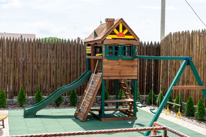 Wooden Swing Set Installation in Denver County, CO