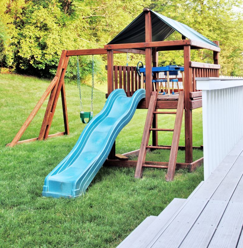 Wooden Swing Set Installation in Boulder, CO